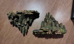 Hanging rock ornaments