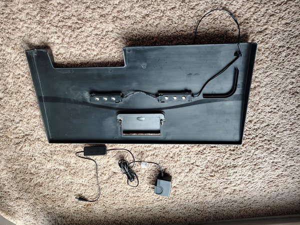Top fin 10 gal hood w/light