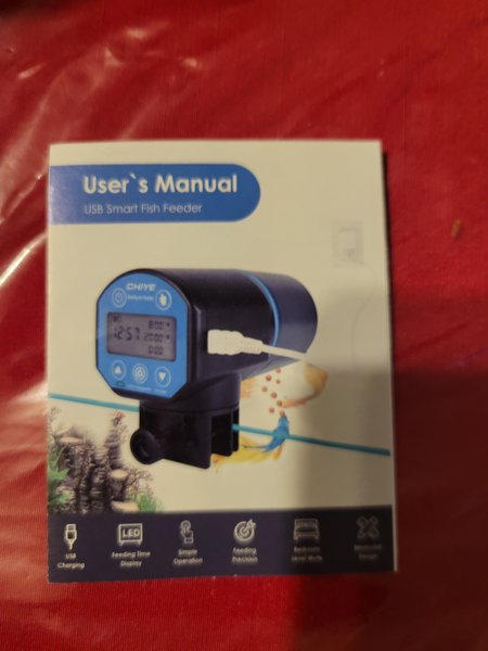 USB smart fish feeder
