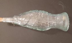 Glass fish bottle