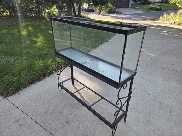 55 gal tank and stand