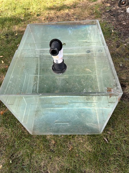 Large acrylic sump 30" x 24" x 21"