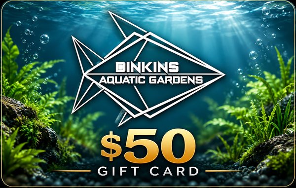 $50 gift card Dinkins Aquatic Gardens
