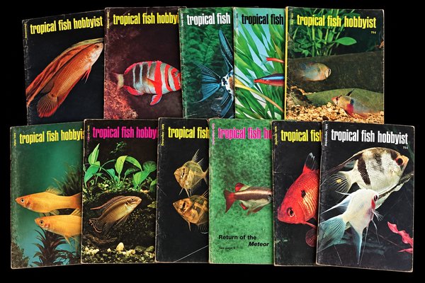1975 Tropical Fish Hobbyist Magazine Col