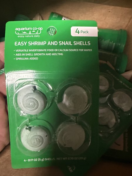 Easy shrimp and snail shells