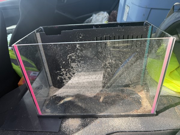 2 gallon tank. Tank and lid/light only.