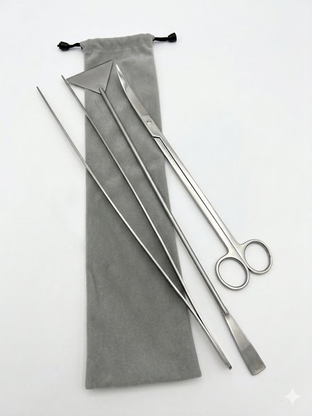 3-Piece Aquascaping Tool Set & Pouch