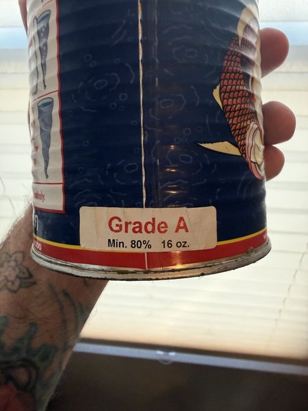 1 lbs can of brine shrimp eggs