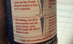 Photo 3 of 1 lbs can of brine shrimp eggs