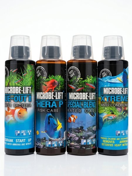 Microbe-Lift 4-Bottle Complete Aquarium 