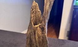 Wood on slate