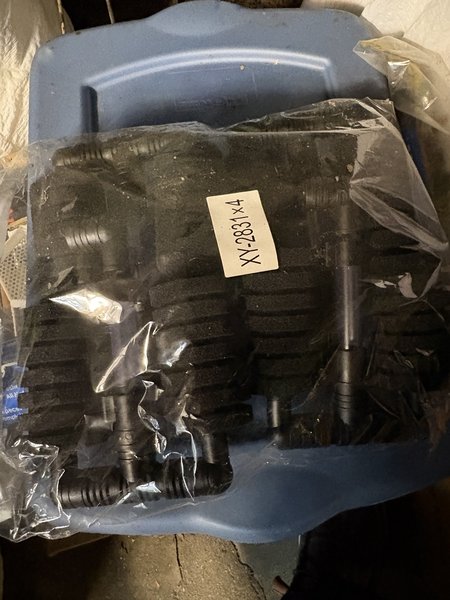 Small double foam filters