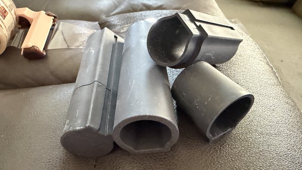 3 PLECO BREEDING CAVES W/ REMOVABLE ENDS