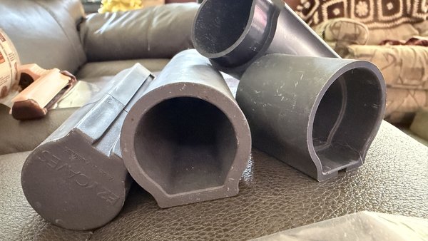3 PLECO BREEDING CAVES W/ REMOVABLE ENDS