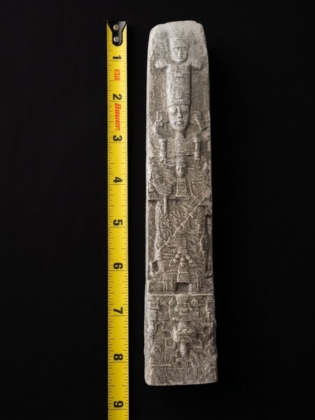 Mayan Quirigua Stela Aquarium Ornament (
