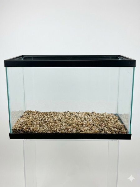 10 Gallon Glass Aquarium with Gravel Sub