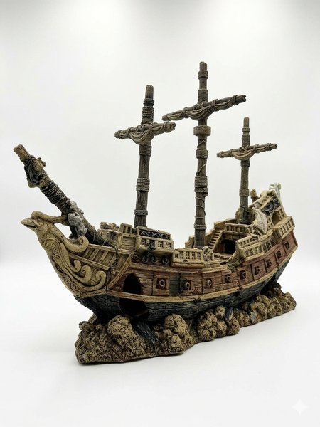 Giant Resin Ship Decoration