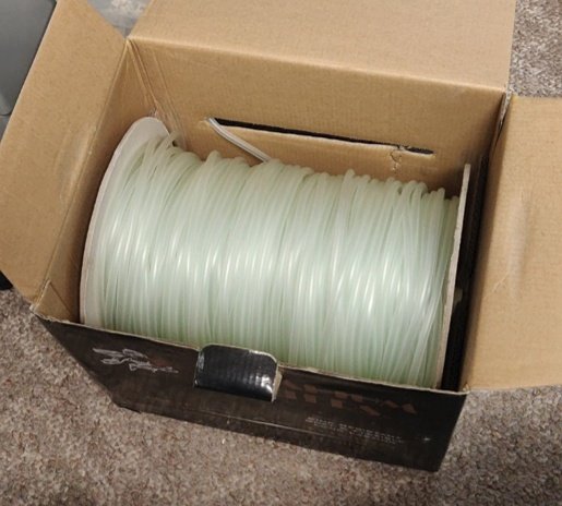 Soft airline tubing, lifetime supply