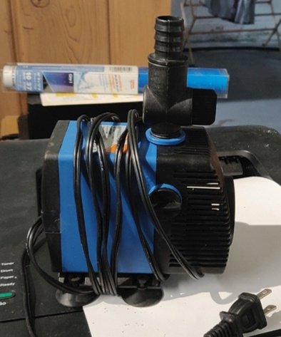 Submersible pump, 600 GPH