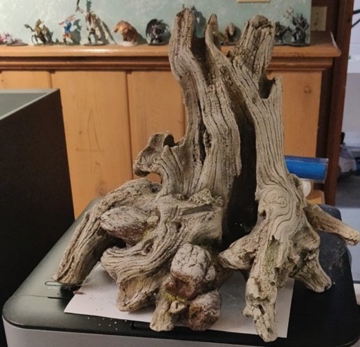Large Tank decoration, “tree root”